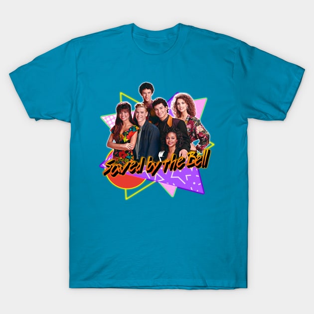 Saved By The Bell // 90s Kid Nostalgia Fan Art T-Shirt by darklordpug